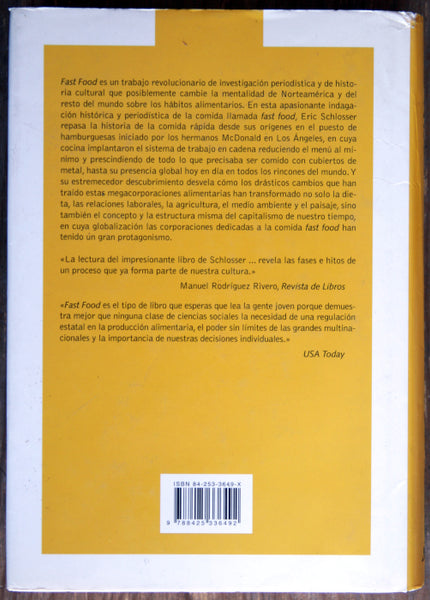 Fast Food. El lado oscuro de la comida rápida