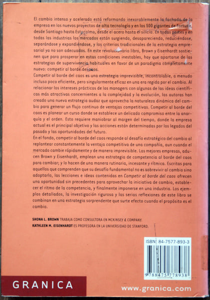 Competir al borde del caos