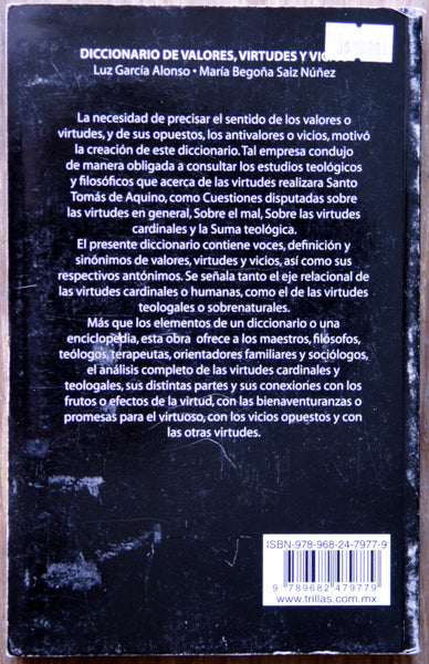 Diccionario de valores, virtudes y vicios