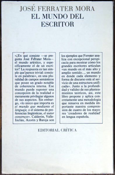 El mundo del escritor