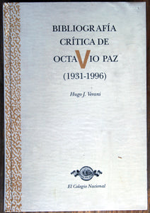 Octavio Paz: bibliografía crítica (1931-1996)