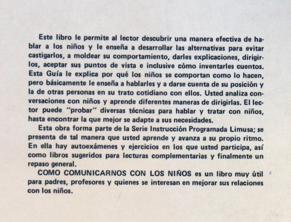 Cómo comunicarse con los niños