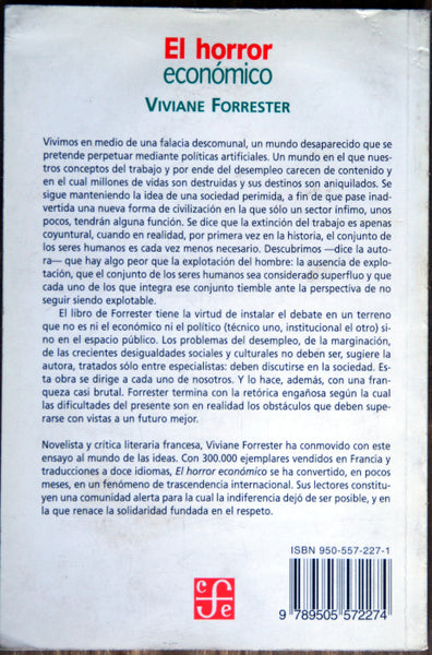 El horror económico