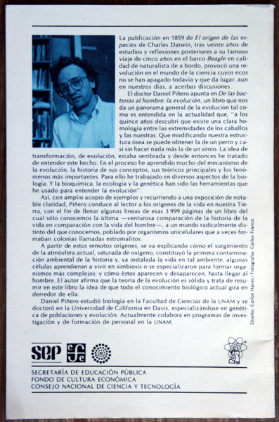 De las bacterias al hombre: la evolución