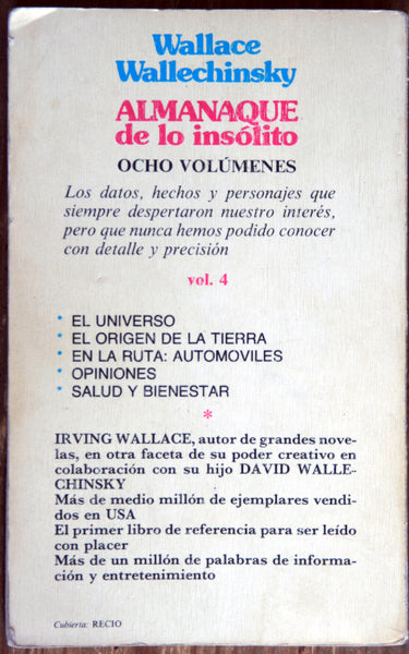Almanaque de lo insólito. Vol. 4