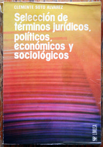 Selección de términos jurídicos, políticos, económicos y sociológicos