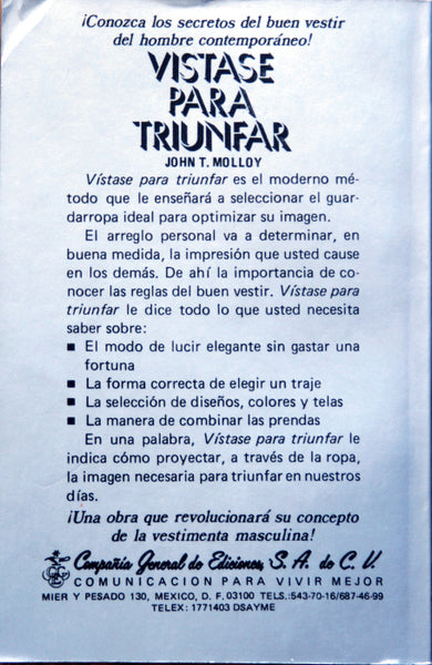 Vístase para triunfar
