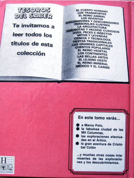 Tesoros del saber. Exploradores y descubridores