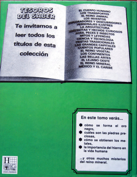 Tesoros del saber. El reino mineral
