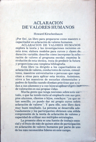 Aclaración de valores humanos