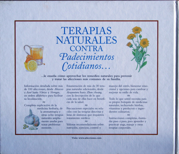 Terapias naturales contra padecimientos cotidianos