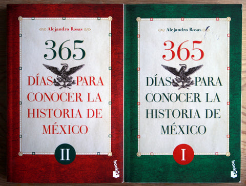 365 días para conocer la historia de México, tomo I y II