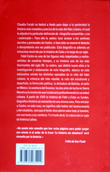 Fidel Castro. La historia me absolverá.