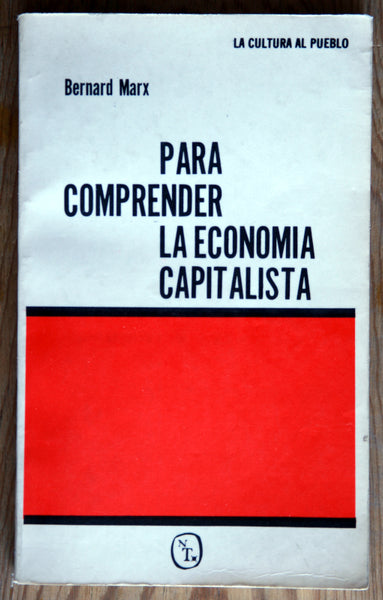 Para comprender la economía capitalista
