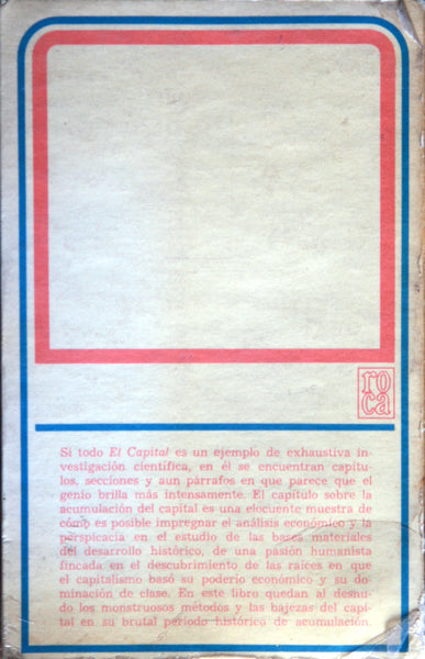El proceso de acumulación del capital