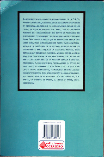 Los procedimientos sintácticos en la producción de textos