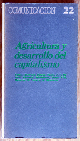 Agricultura y desarrollo del capitalismo