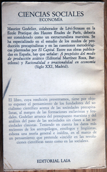 Teoría marxista de las sociedades precapitalistas