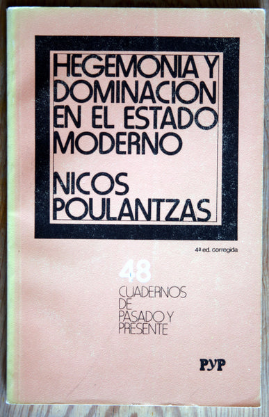 Hegemonía y dominación en el estado moderno
