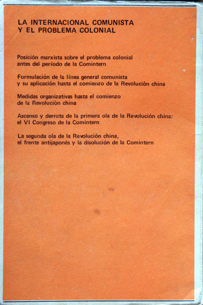 La internacional comunista y el problema colonial