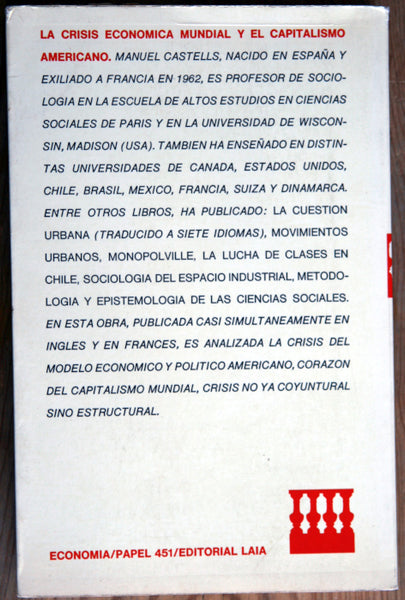 La crisis económica mundial y el capitalismo americano