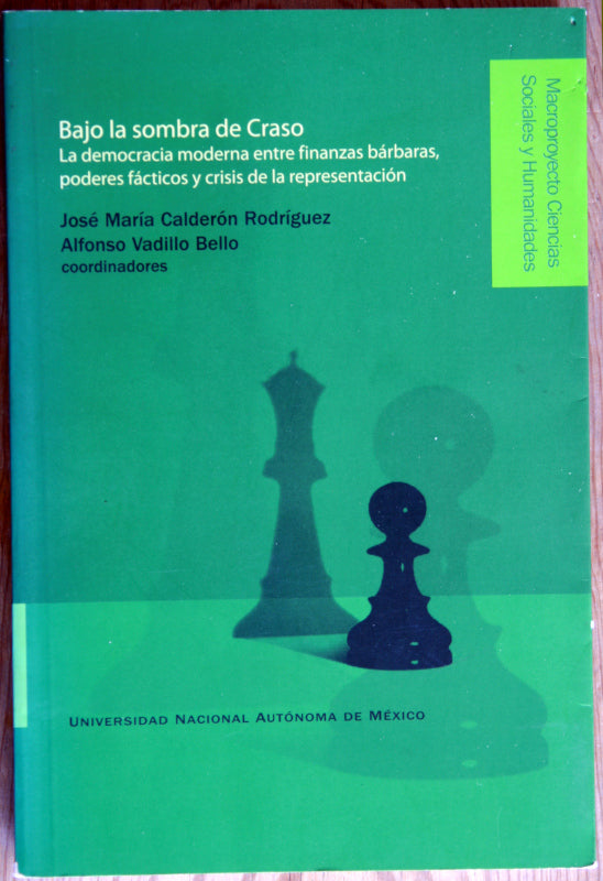 Bajo la sombra de Craso. La democracia moderna entre finanzas bárbaras, poderes fácticos y crisis de la representación.