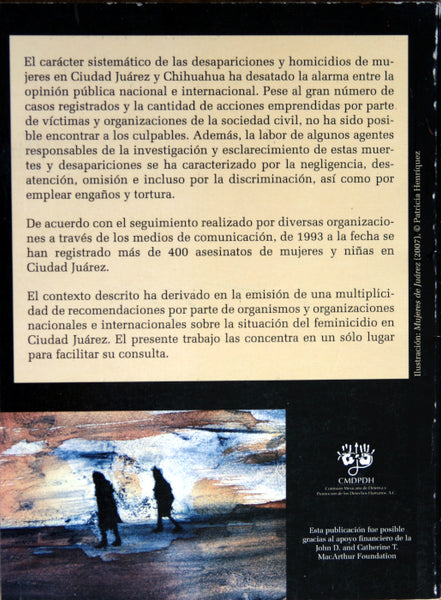 Compendio de recomendaciones sobre el feminicidio en Ciudad Juárez, Chihuahua