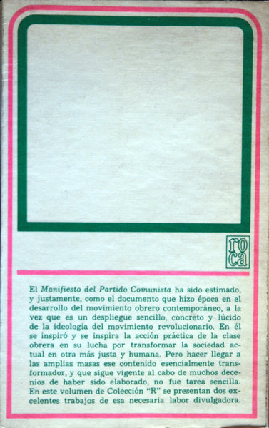 El comunismo científico en el manifiesto comunista