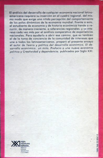 La economía latinoamericana, formación histórica y problemas contemporáneos