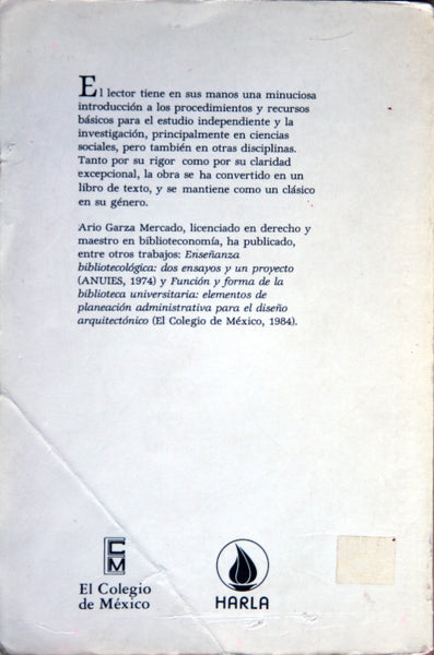 Manual de técnicas de investigación para estudiantes de ciencias sociales