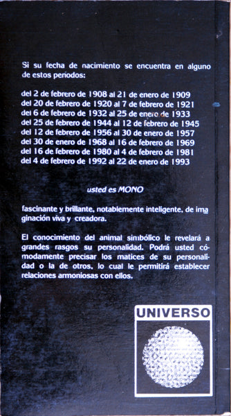 Tu horóscopo chino. Mono