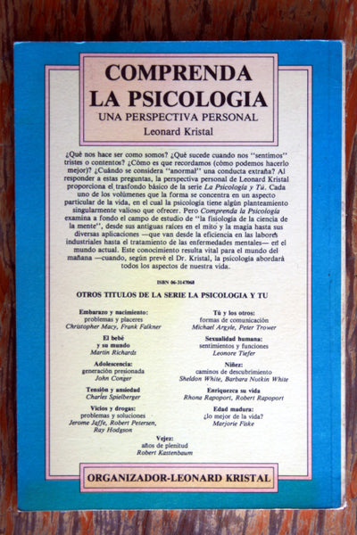 Comprenda la psicología. Una perspectiva personal