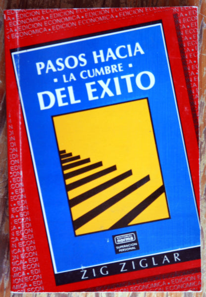 Pasos hacia la cumbre del éxito.