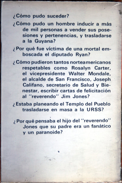 ¡Abrazaos y morid! La increíble tragedia del "Templo del Pueblo" y la muerte colectiva en la Guyana.