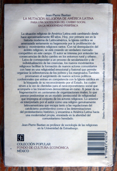 La mutación religiosa de América Latina