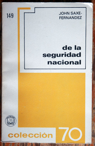 De la seguridad nacional