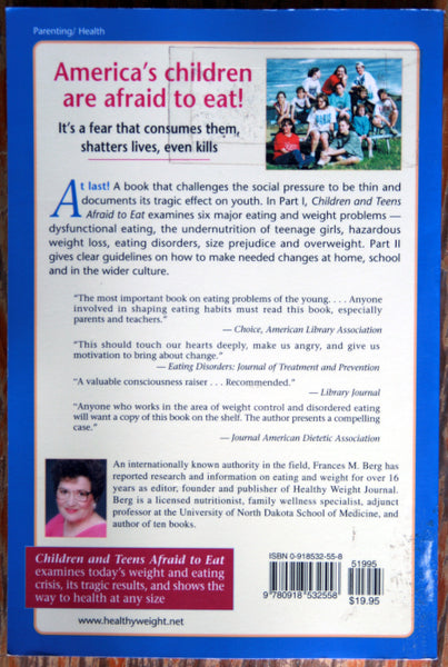 Children and teens afraid to eat