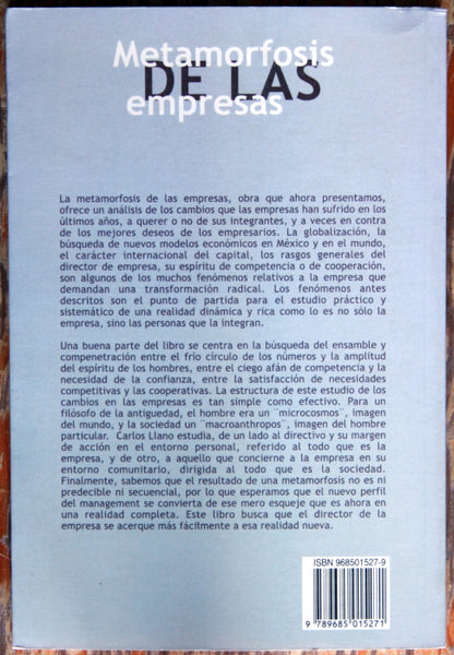 Metamorfosis de las empresas. "Ir más allá de la forma".