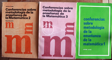 Conferencias sobre metodología de la enseñanza de la Matemática. 3 tomos