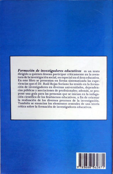 Formación de investigadores educativos