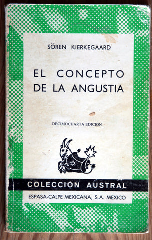 El concepto de la angustia