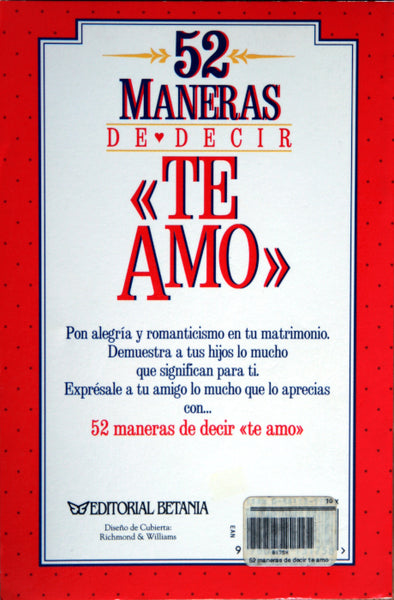 52 maneras de decir <<Te amo>>