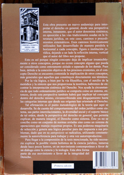 Interpretación sistémica del derecho