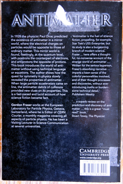 Antimatter. The ultimate mirror