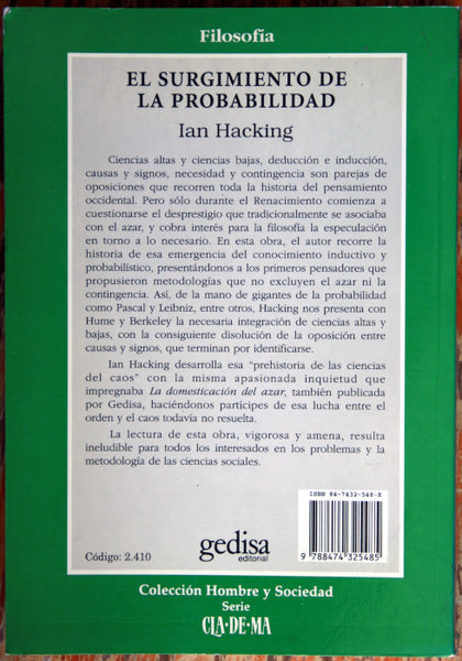 El surgimiento de la probabilidad