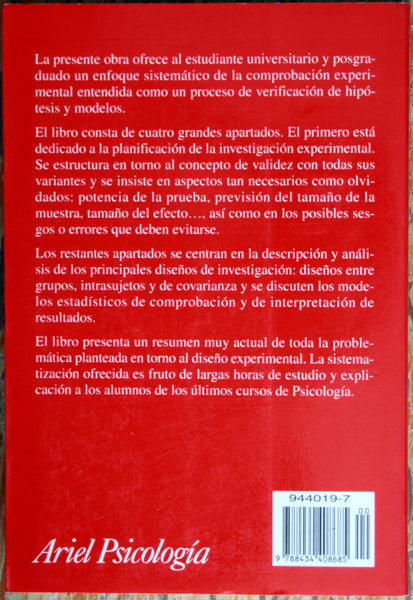 Manual de psicología experimental.