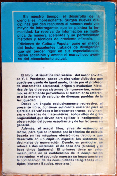 Aritmética recreativa