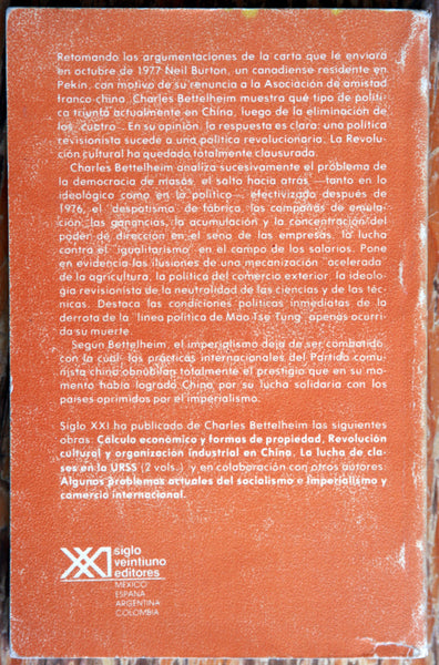 China, después de la muerte de Mao-Tse-Tung