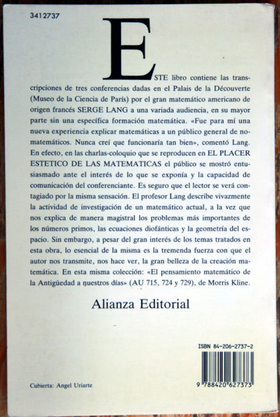 El placer estético de las matemáticas
