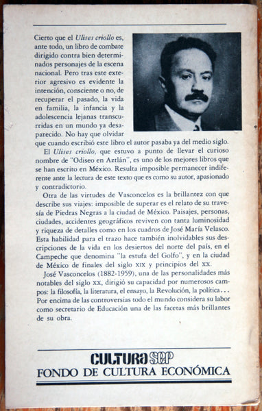 Ulises criollo (Primera parte)